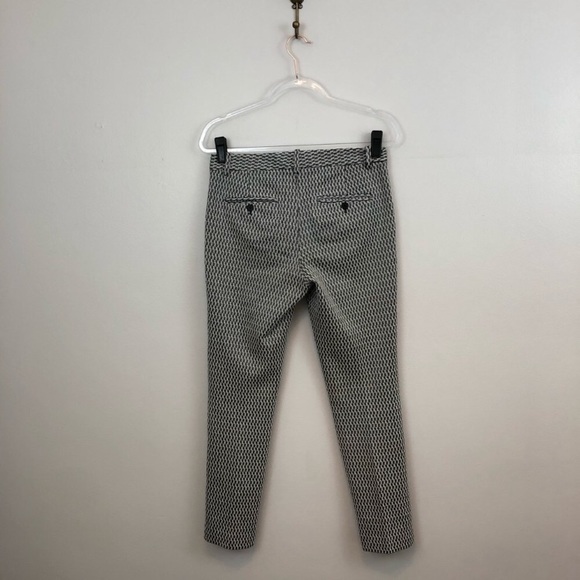 Theory Treeca Knit Pant Black-White Multi 4 - Picture 8 of 8